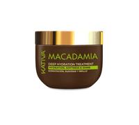Kativa Macadamia Tratamiento de Hidratación Profunda 500 ml | Mascarilla Pelo | Hidratación, Suavidad y brillo | Cabello Seco y Deshidratado | Omega 3 y 6 y Vitamina D