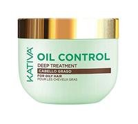 Kativa Oil Control Tratamiento Intensivo 250 ml | Mascarilla Cabello Graso| Control de Raíces Grasas | 48 horas de Limpieza Profunda | Mascarilla Pelo | Arcilla Purificante y un Mix de Cítricos