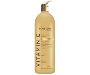 Kativa Vitamin-E Champú Ultra Reparador y Fortalecedor 1000mL
