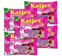 Katjes Wunderland Pink Edition - Pack de 5 unidades de 175 g