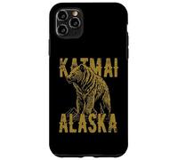 Katmai Alaska USA - Oso Grizzly con diseño de Estilo Vintage Carcasa para iPhone 11 Pro MAX