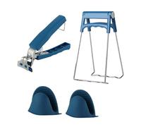 katmerio 3 Piezas Juego de clips antiquemaduras de cocina, elevadores de clip de tazón, guantes de horno de silicona, Estable y Antideslizante, Para Tazones Calientes,Microondas,Hornos,Ollas para Sopa