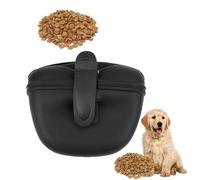 katmerio Bolsa de silicona para golosinas para perros de silicona, bolsa de entrenamiento pequeña con cierre magnético y clip para la cintura
