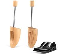 katmerio Horma de zapatos para hombre y mujer, horma de madera, extrafuerte, expansor de zapatos como protección contra pliegues y arrugas, transpirable, también adecuado para botas o zapatillas,