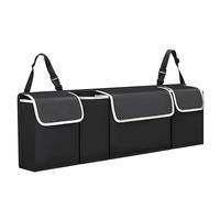 katmerio Organizador para maletero de coche, bolsa de almacenamiento para el maletero del coche, organizador de maletero con velcro, bolsas plegables impermeables