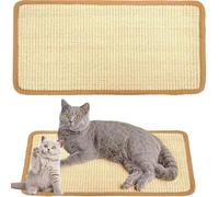 katmerio Rascador para gatos, alfombra de sisal, 50 x 25 cm, alfombra de sisal, para gatos, para rascar, para pared, resistente al desgaste, para proteger alfombras y sofás