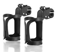 katmerio Soporte para bebidas para cochecito, rotación de 360 grados, soporte para botellas, soporte para botellas, bicicleta, portabotellas para bicicletas, bicicletas de montaña, cochecitos y silla