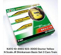 KATO N Gauge 923 Tipo 3000 Series Doctor Yellow Basic Set (3 coches) 10-896S tren modelo tren