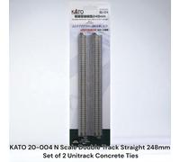 Kato N KA DOPPELGLEIS 20-004, 248 MM, 2ST.