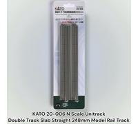 KATO 20-006 N Scale Unitrack Double Track Slab Straight 248mm Model Rail Track