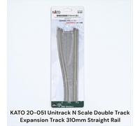 KATO 20-051 Unitrack N Escala Doble Vía Expansión Pista 310mm Riel Recto