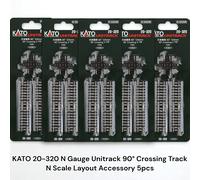 KATO 20-320 N Gauge Unitrack 90 ° Crossing Track N Scale Layout Accessory 5pcs