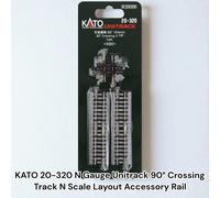 KATO N Gauge 20-320 90° Crossing 124mm 4 7/8′′ Unitrack Model Railroad Supplies