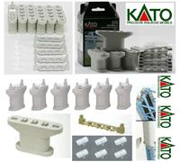KATO 23-019 N.6 PILONES OVALADOS ALTOS mm.50 max Para 2 RAILS ELEVADOS ESCALA-N