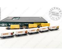 KATO 7074102 Set De 8 Vagónes Productos Con Contenedor Coop Y Postales Rhb - N