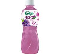 KATO - Jugo de uva con Nata De Coco, (1 x 320 ml)