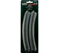 KATO N Gauge 20-140 Curved track R381-30 ° (4 piezas) / Railway Model Supplies
