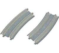 KATO N Gauge 20-182 línea de aproximación de doble vía R414 / 381-22,5 ° mode...