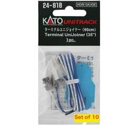KATO N HO Gauge 24-818 Terminal UniJoiner 90cm Set de 10 Unitrack Railway Model