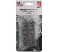 KATO N Scale 20-176 UNITRACK Compact 117mm (4 5/8) Radio 45 grados Curve Track