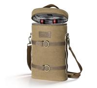 Kato Tirrinia Bolsa enfriadora de Vino aislada, Bolsa enfriadora de 2 Botellas, Bolsa de Vino Bolsas de Bebidas Reisenthel con asa y Correa Ajustable para el Hombro, Regalo para los Amantes del Vino