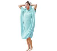 Kato Tirrinia Poncho de surf con capucha Changing Towels Quick Dry Beach Change Túnica para adultos, hombres, mujeres, resistente al agua y a la arena Albornoz para surf, natación, baño, talla grande,