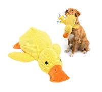 Katomi Pato antiestrés para perros - Juguetes de peluche para perros, juguete antiestrés para perros pequeños, medianos y grandes, respetuoso con el medio ambiente