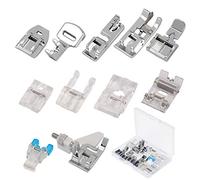 KATOOM 11pcs Prensatelas Accesorios para Máquina de Coser Accesorios Domésticos para Máquina de Coser Babylock, Viking (Serie Husky), Euro-Pro, Janome, Kenmore,Brother, Mariposa, etc.