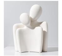 Katoonx Estatuas de cerámica para Parejas Abrazando a los Personajes (Blanco)