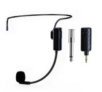 Katotey Micrófono de cabeza inalámbrico, juegos de cabezales con micrófonos, micrófono de auriculares Bluetooth, ideal para altavoces, sistema PA, amplificador de voz, micrófono inalámbrico para