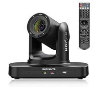 KATOVJJTS Cámara PTZ 4K con zoom óptico 20X, cámara 4K NDI PTZ con seguimiento automático AI (Gen3), transmisión en vivo para culto a la iglesia, USB 3.0 PoE HDMI IP funciona con Vmix, OBS, YouTube