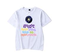 KATSEYE 2025 - Camiseta gráfica de Kpop de moda estilo coreano, unisex, suave, cómoda, para fanáticos del K-Pop, blanco, XL