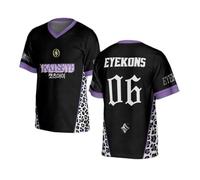 KATSEYE Members Jersey unisex para conciertos, producto para EYEKONS, The Beautiful Chaos Tour 2025, soporte para aficionados, regalo de traje de concierto, 06eyekons, 3XL