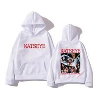 KATSEYE The Beautiful Chaos Moda Sudaderas con Capucha Hombre/Mujer Retro Harajuku Sudaderas Manga Larga Jerséis Otoño/Invierno Ropa Urbana-White||x_s