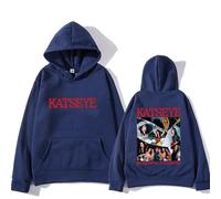 KATSEYE The Beautiful Chaos Moda Sudaderas con Capucha Hombre/Mujer Retro Harajuku Sudaderas Manga Larga Jerséis Otoño/Invierno Ropa Urbana-Navy||s