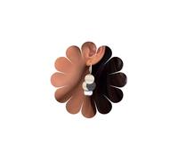Katshdan Pendientes de araña de disco bohemio, pendientes de borla de moneda con lentejuelas doradas, pendientes de gota de disco redondo, pendientes de gota geométricos llamativos