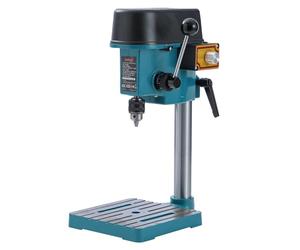 KATSU 100W Mini Taladro de Columna de Pilar Prensa Banco de Trabajo Soporte con Interruptor Electrónico de Velocidad Variable y Portabrocas de 6mm para Madera, Metal y Plásticos