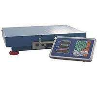 KATSU Balanza Industrial de Plataforma 500kg Electrónica Recargable Báscula Postal Digital con LED Pantalla y 50x60cm Plataforma de Acero a Prueba de Herrumbre para Envío de Paquetes Almacén