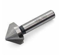 KATSU Broca Avellanadora 90 Grados 30mm Broca Cortadora de Chaflán de 3 Flautas HSS 6542 para Metal Acero Madera, Cortadora de Molino de Perforación de Posicionamiento 12740617