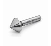 KATSU Broca Avellanadora 90 Grados 40mm Broca Cortadora de Chaflán de 3 Flautas HSS 6542 para Metal Acero Madera, Cortadora de Molino de Perforación de Posicionamiento 12740621