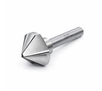 KATSU Broca Avellanadora 90 Grados 40mm Broca Cortadora de Chaflán de 3 Flautas HSS 6542 para Metal Acero Madera, Cortadora de Molino de Perforación de Posicionamiento 12740621