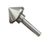 KATSU Broca Avellanadora 90 Grados 50mm Broca Cortadora de Chaflán de 3 Flautas HSS 6542 para Metal Acero Madera, Cortadora de Molino de Perforación de Posicionamiento 12740625