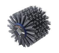 KATSU Cepillo de rueda de dibujo de 120 mm Grit #180 Tambor abrasivo de madera Acero pulido Rueda de pulido Amoladora angular Pulidora de repuesto SP10009335