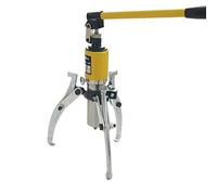 KATSU Extractor Hidráulico de Engranajes 10 Ton, Unidad Integral 3 Mordazas Polea de Prensa Hidráulica Manual Rodamientos de Rueda Motor Cubo Separador 450571