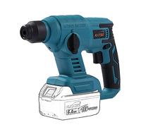 KATSU FIT-BAT 21V 22mm Taladro de martillo perforador SDS inalámbrico, Adecuado para Perforar Concreto Acero y Madera, Sin Baterías (Solo Máquina) 102383