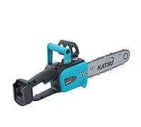 KATSU FIT-BAT 21V Motosierra a Batería Brushless 12 Pulgada, Motor sin Escobillas Motosierra Eléctrica para Cortar Madera Podar Recortar Jardinería, sin Batería 102736