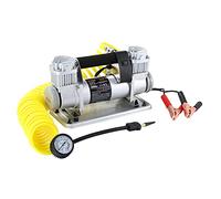KATSU Inflador de Neumáticos de Coche, 2 Cilindros 150 PSI 12V 50Amp 4WD Compresor de Aire Portátil Profesional de Gran Volumen Bomba de Neumáticos para Auto Car Van Trucks Inflables 451715