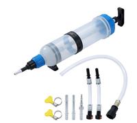 KATSU Jeringa de Succión de Aceite 1,5L Gran Capacidad Bomba Extractora de Fluidos Automotrices, Bomba de Transferencia de Líquido de Frenos, Bomba Manual de Aceite con Manguera