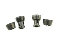 KATSU Juego de Portabrocas Mandril 3/8" 1/4" 6mm y 8mm 4 Piezas para Router Trimmer Recortadora de Enrutador Fresado Accesorios Carpintería