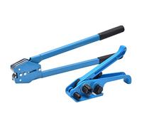 KATSU Kit de bandas de flejado manual, herramienta de engarzado tensor de alta resistencia, 12 mm, ideal para cinturón de plástico PET/PP de 11-19 mm de ancho 832302